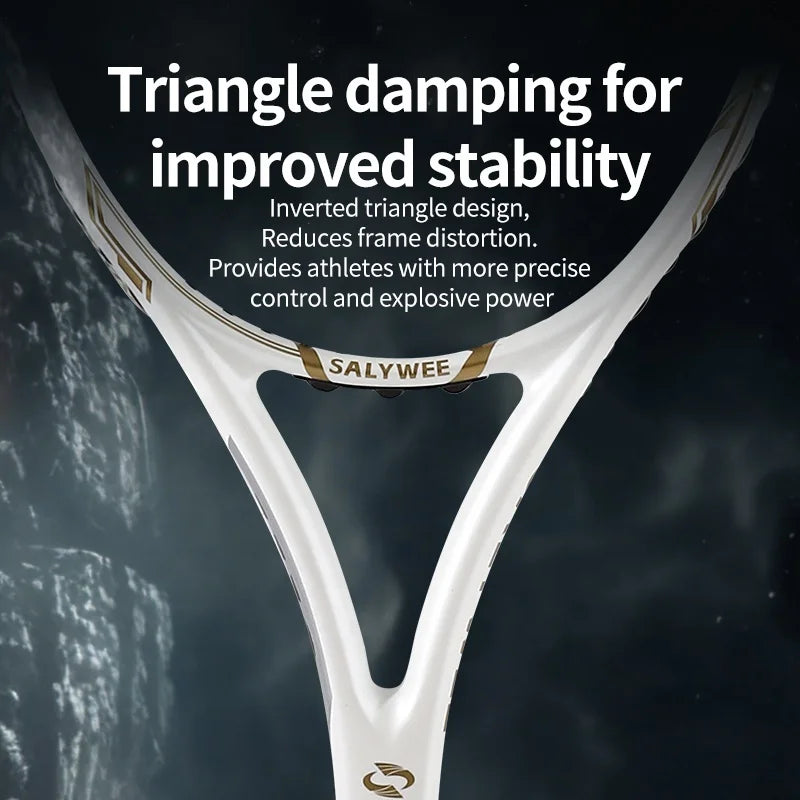 Tennis Racket Series Carbon Fiber Tennis Racket With Free Bag 50-60lbs Lightweight Grips Full Carbon for Pro Tennis Player-5
