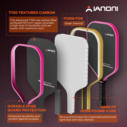 CASTON SPORTS PRO 3.0 Carbon Fiber Thermoformed T700 OEM/ODM Pickleball Paddle-3