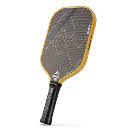 ALLWAKE Ergonomic Contour Grip & Titanium Carbon Friction Surface for All Skill Levels Adult Pickleball Paddle Set-1