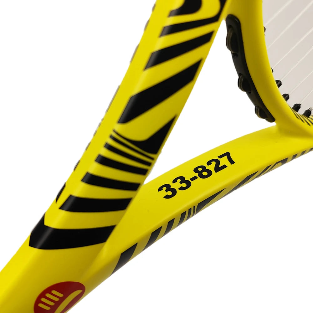 Custom 27-Inch Professional Tennis Training Racket Lightweight Graphite Carbon Fiber Wood Nylon Including Tennis Racket Cover-3
