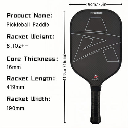 Active Soul T800 3k raw Carbon Fiber Paddle with Honeycomb core -Very Stiff with High friction surface