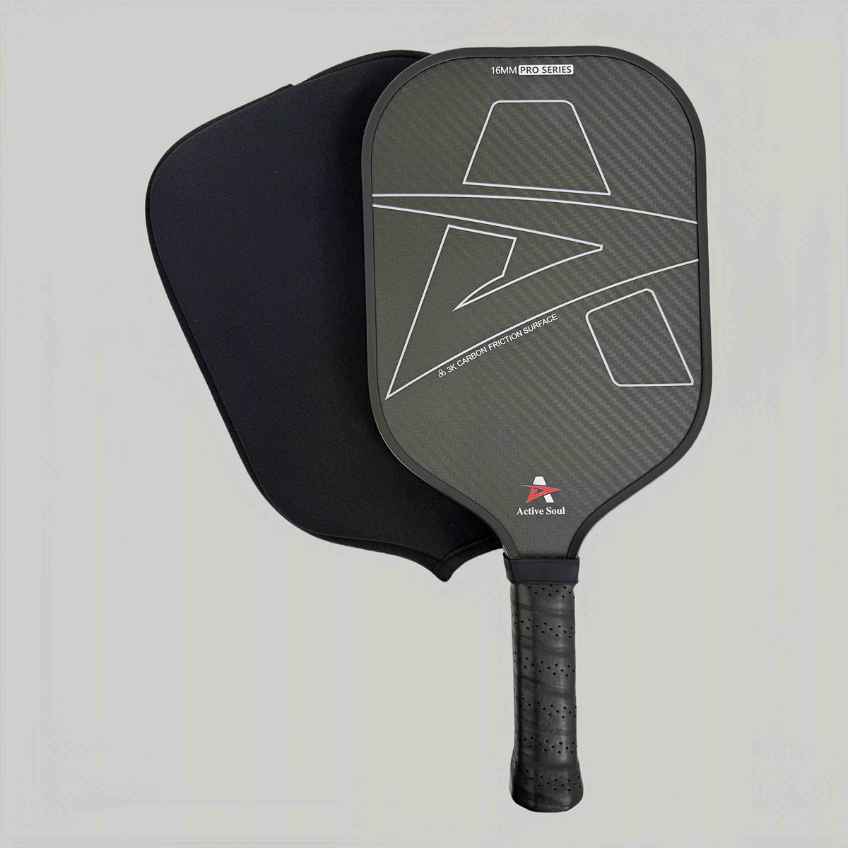 Active Soul T800 3k raw Carbon Fiber Paddle with Honeycomb core -Very Stiff with High friction surface