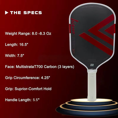 Project Boomstick  …a Power Hitter paddle, Custom crafted after the Selkirk LABS model, T700 Carbon Fiber/EVA core
